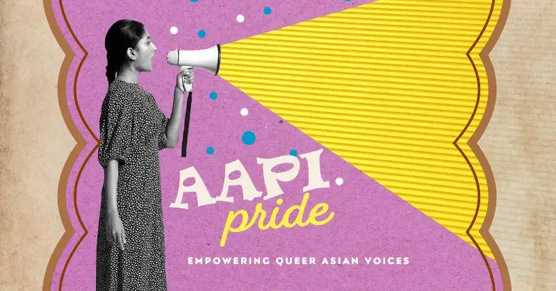 The Empowering Queer Asian Voices template for Pride