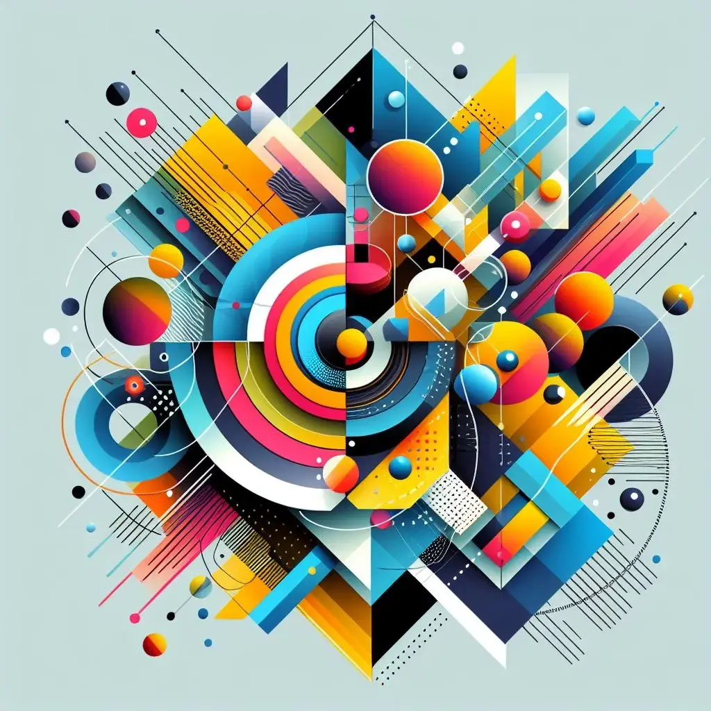 Colorful abstract shapes