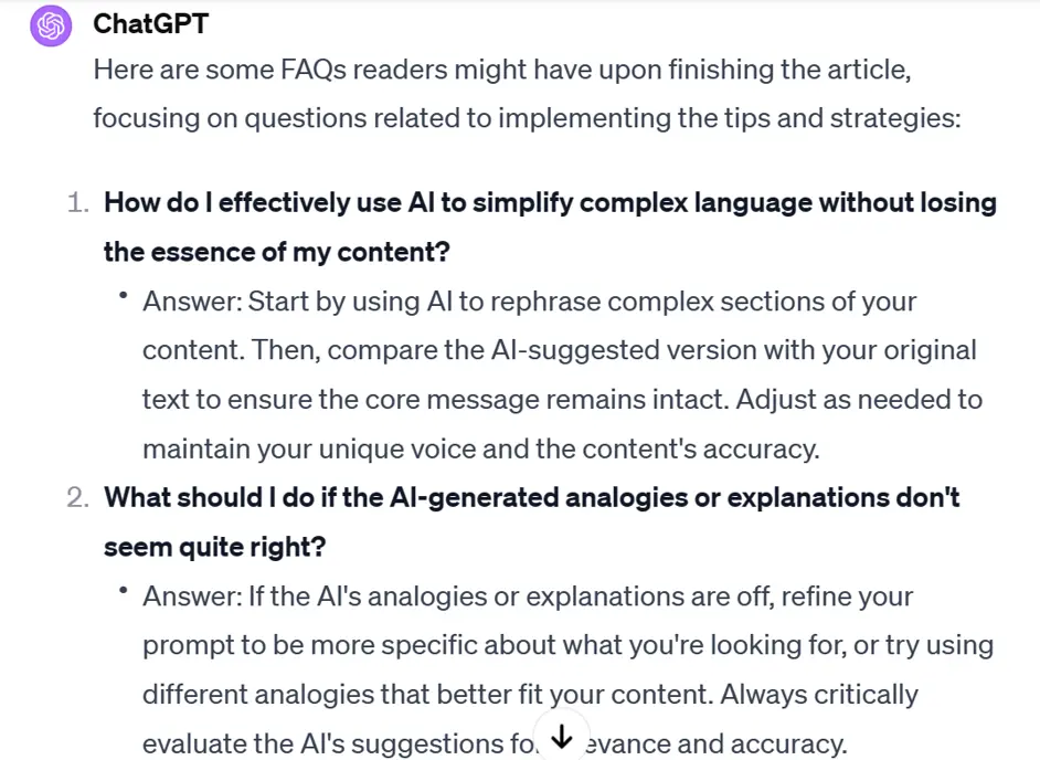 The results of the prompt "Write a list of FAQs readers might have upon finishing the article below. Focus on questions they might have as they start putting each tip into practice. Include answers to each question."
