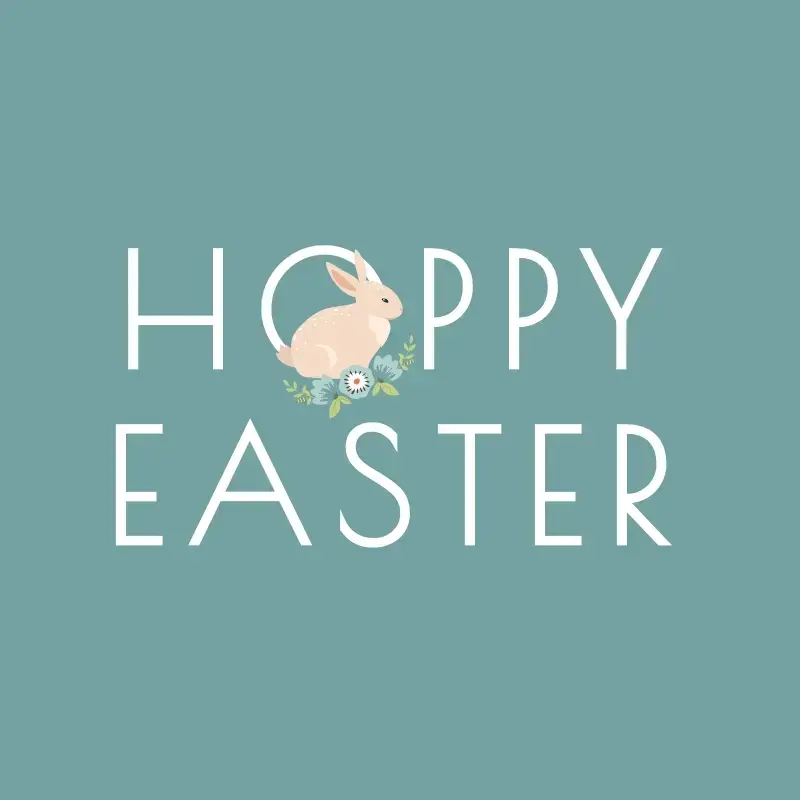 The Hoppy Easter template