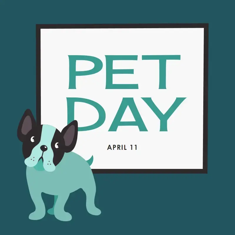 The Prepare for Pet Day template