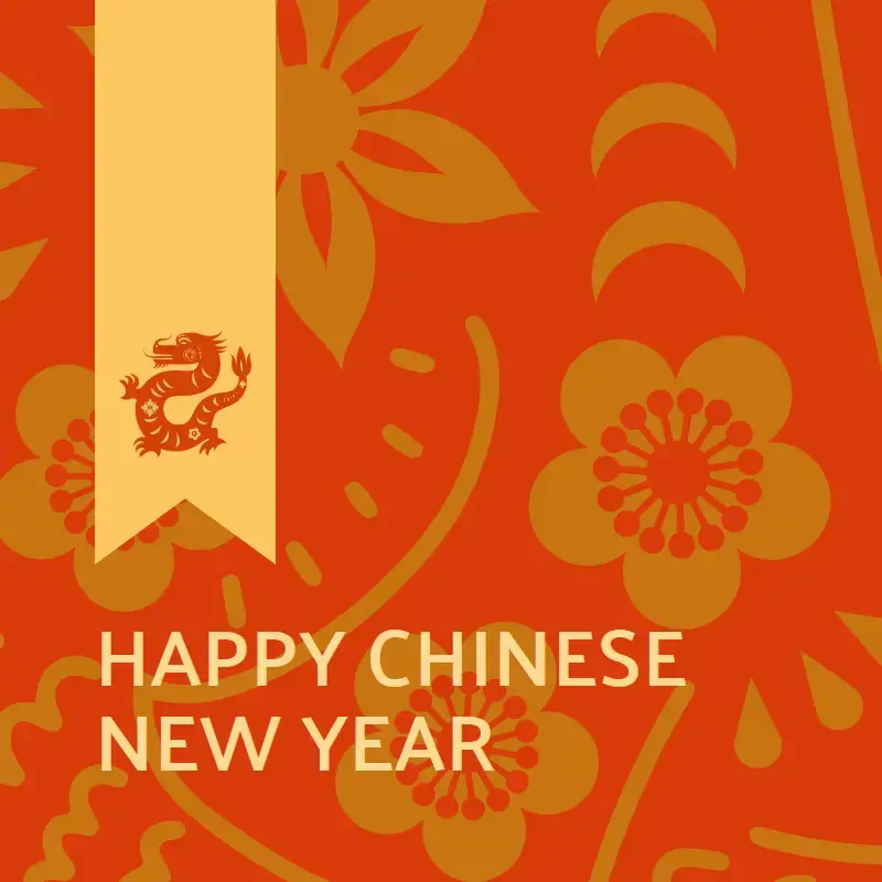 A screenshot of the Happy Chinese New Year template