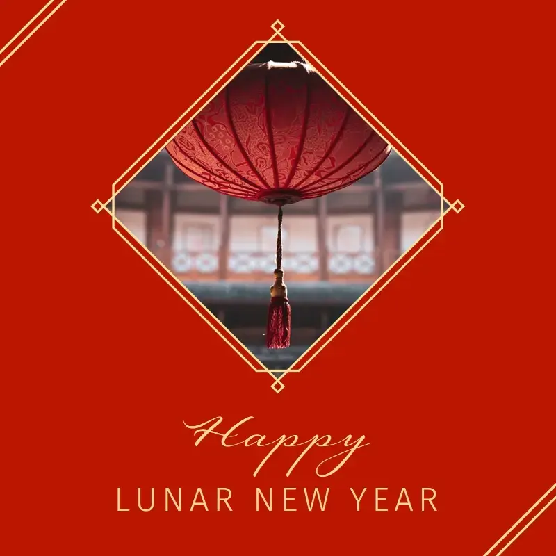 A screenshot of the Celebrating Lunar New Year template