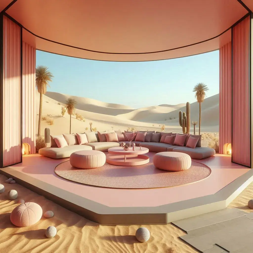 A comfortable desert lounge