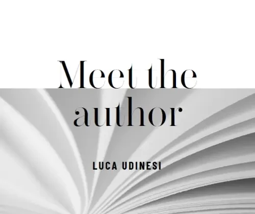 title White LUCA UDINESI Meet the author