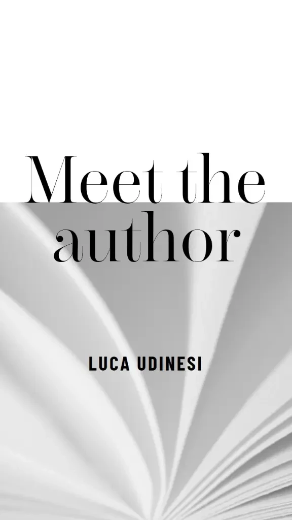 title White LUCA UDINESI Meet the author