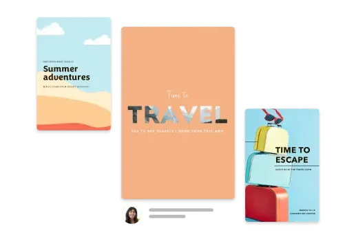 Voltooide Pinterest-pins voor reizen 
