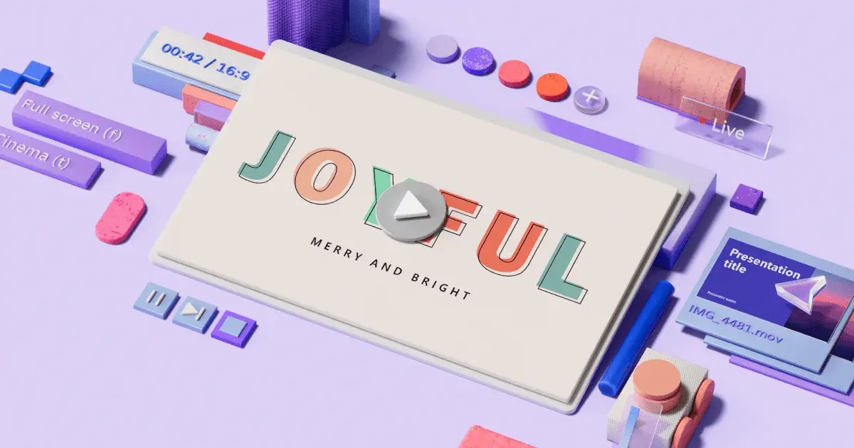 preview of a youtube video called joyful 