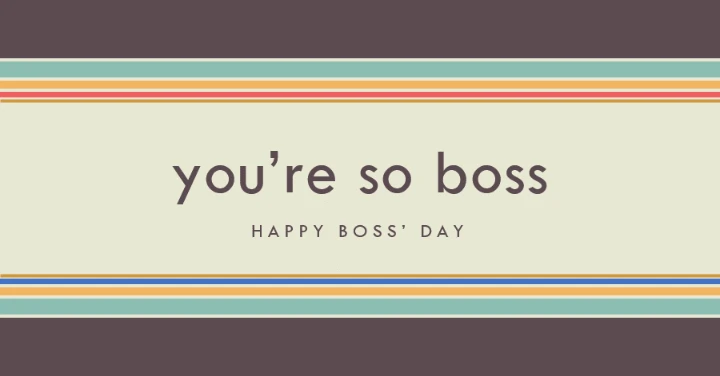 title  Vintage Retro you’re so boss HAPPY BOSS’ DAY