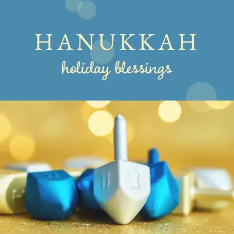 Have a happy Hanukkah yellow modern-simple