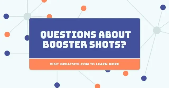 Learn about booster shots blue modern-geometric-&-linear