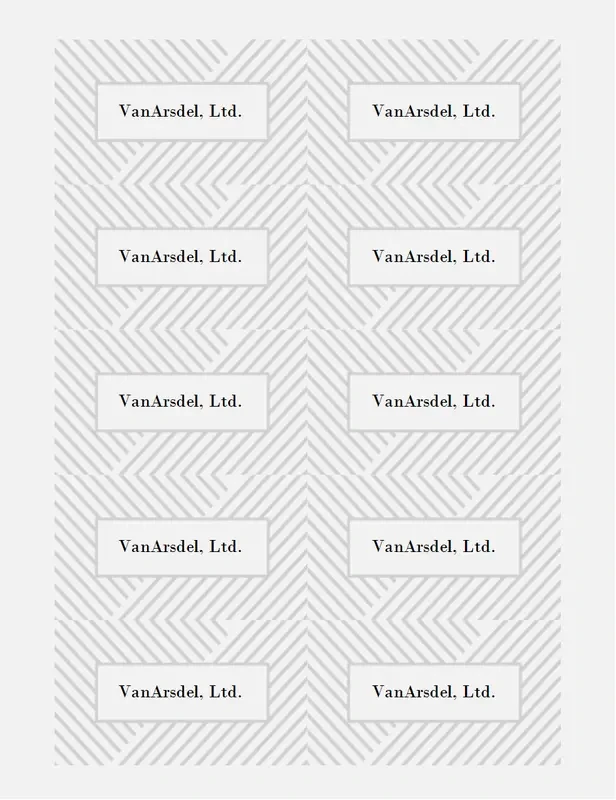Pinstripes business cards gray modern-geometric