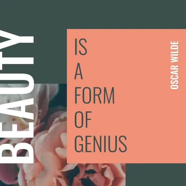 title Black ISA FORMOFGENIUS BEAUTY OSCAR WILDE