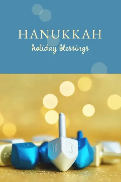 Have a happy Hanukkah yellow modern-simple