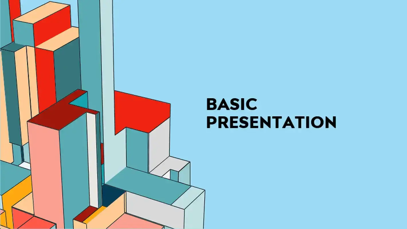 An architecture pitch deck presentation template for PowerPoint