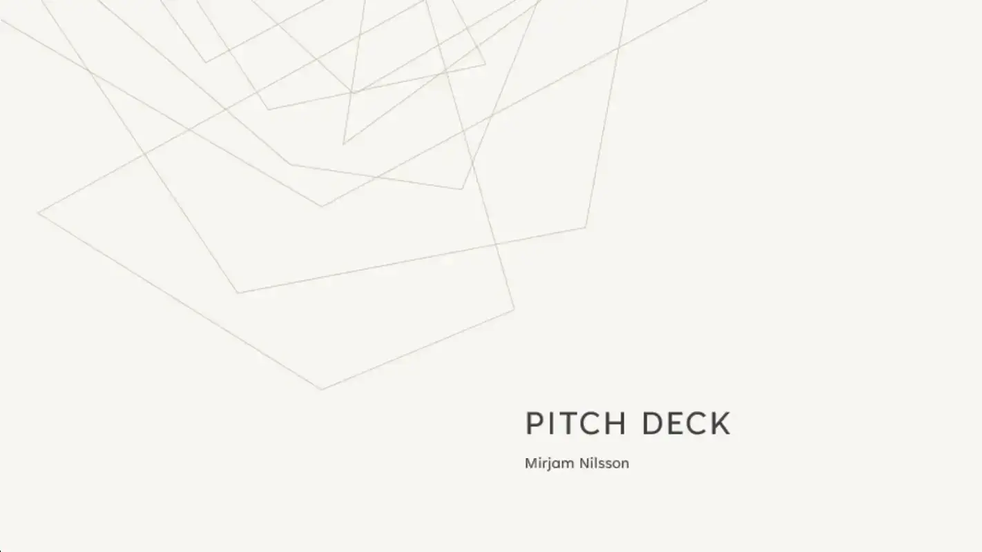 The Minimalist Light Sales Pitch template for PowerPoint