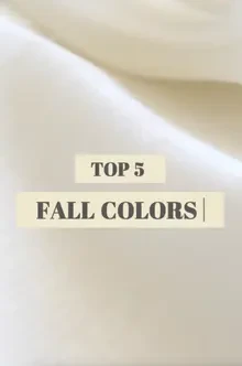 Top 5 colors Social video showcasing the seasons top 5 trending colors