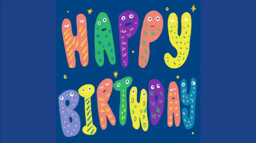 Happy birthday video card - doodles Say happy birthday with this video card template.