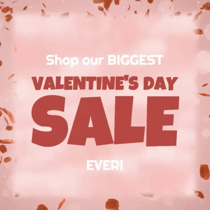 Valentine's Day sale ad Valentine's Day sale ad