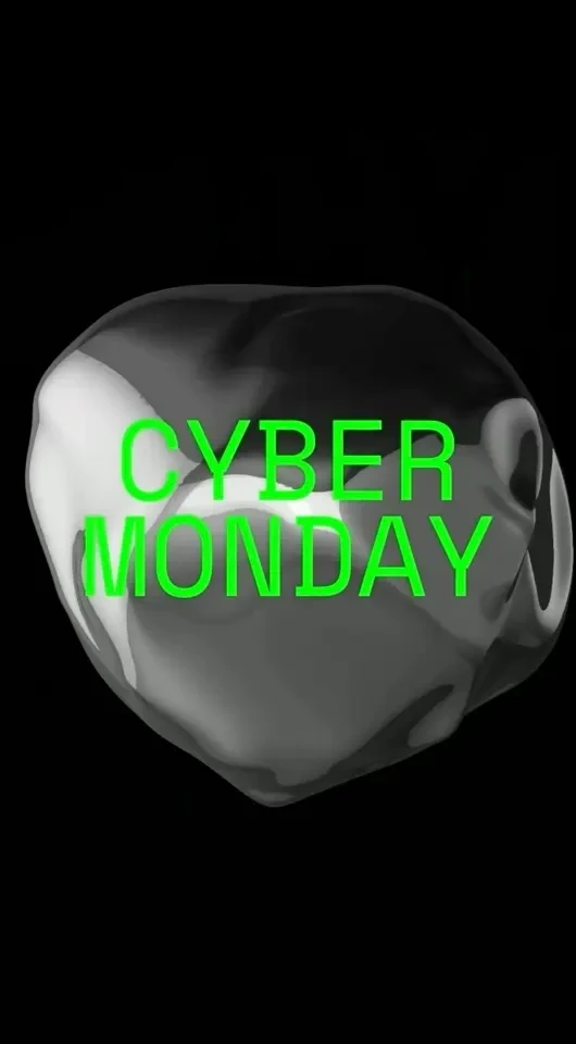Cyber Monday dynamic social ad Cyber Monday dynamic social ad