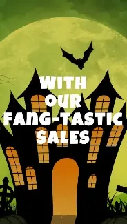 Halloween fangtastic sales ad Halloween fangtastic sales ad