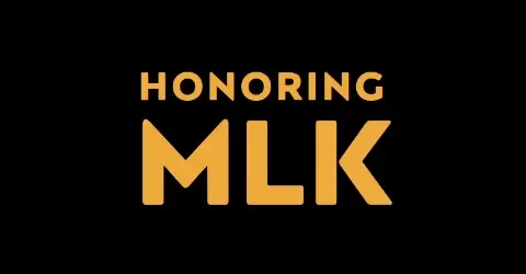 Honoring MLK black modern-bold
