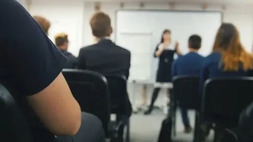 University College Lecture Video Template Create a course information video to engage your students and provide useful information like time, location and curriculum