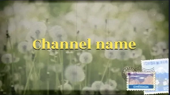 Relaxing YouTube intro card Make your channel stand out with this intro card