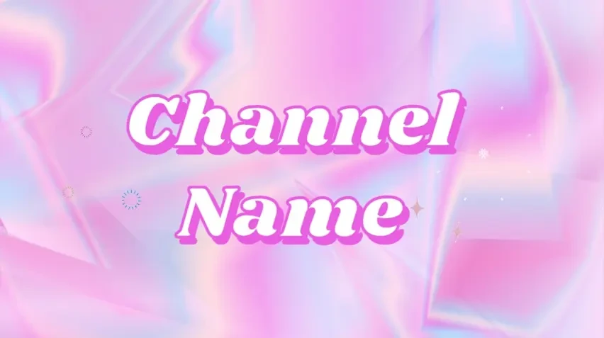 Pastel YouTube intro card Shine bright with this pastel intro template